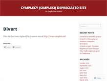 Tablet Screenshot of cymplecy.wordpress.com