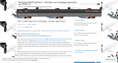 Desktop Screenshot of mortgagereliefsolutions.wordpress.com