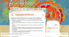 Desktop Screenshot of eyeforpretty.wordpress.com