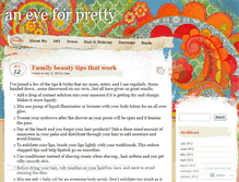 Tablet Screenshot of eyeforpretty.wordpress.com