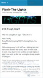 Mobile Screenshot of flashthelights.wordpress.com