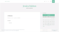 Desktop Screenshot of jessicaralston.wordpress.com