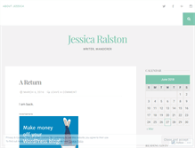 Tablet Screenshot of jessicaralston.wordpress.com
