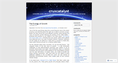 Desktop Screenshot of cruxcatalyst.wordpress.com