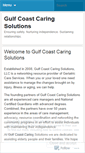 Mobile Screenshot of gccaringsolutions.wordpress.com