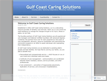 Tablet Screenshot of gccaringsolutions.wordpress.com