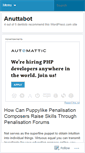 Mobile Screenshot of anuttabot.wordpress.com