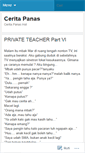 Mobile Screenshot of ceritapanashot.wordpress.com