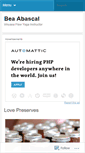 Mobile Screenshot of beaabascal.wordpress.com