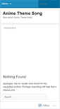 Mobile Screenshot of animethemesong.wordpress.com