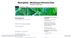 Desktop Screenshot of marangdaily.wordpress.com