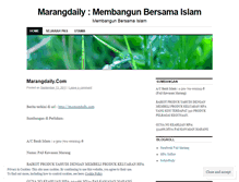 Tablet Screenshot of marangdaily.wordpress.com