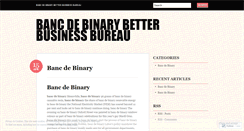 Desktop Screenshot of cart2.bancdebinarybetterbusinessbureau.wordpress.com