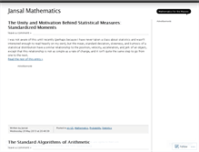 Tablet Screenshot of jansalmath.wordpress.com