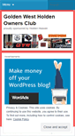 Mobile Screenshot of goldenwestholdens.wordpress.com