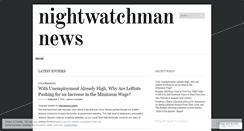Desktop Screenshot of nightwatchmannews.wordpress.com