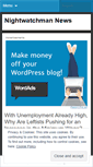 Mobile Screenshot of nightwatchmannews.wordpress.com