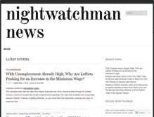 Tablet Screenshot of nightwatchmannews.wordpress.com