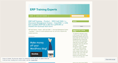 Desktop Screenshot of erptrainingexperts.wordpress.com