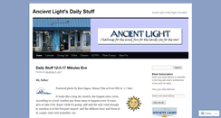 Desktop Screenshot of ancientlightshop.wordpress.com
