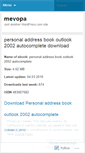 Mobile Screenshot of mevopa.wordpress.com