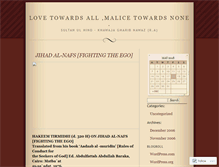 Tablet Screenshot of chishtihijazi.wordpress.com