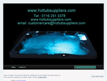 Tablet Screenshot of hottubsupppliers.wordpress.com