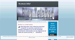Desktop Screenshot of misnotas2.wordpress.com