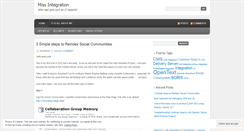 Desktop Screenshot of missintegration.wordpress.com