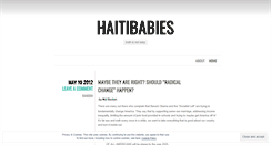 Desktop Screenshot of haitibabies.wordpress.com