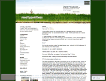 Tablet Screenshot of mostlypointless.wordpress.com