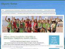 Tablet Screenshot of fiestasycelebraciones.wordpress.com