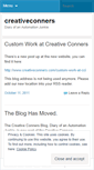 Mobile Screenshot of creativeconners.wordpress.com
