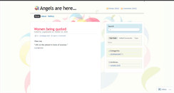 Desktop Screenshot of angelsarehere.wordpress.com