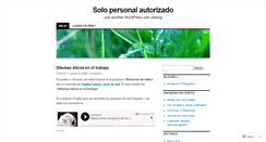 Desktop Screenshot of angelicadelavega.wordpress.com