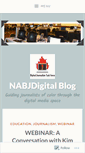 Mobile Screenshot of nabjdigital.wordpress.com
