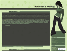 Tablet Screenshot of haranded.wordpress.com