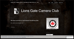 Desktop Screenshot of lionsgatecameraclub.wordpress.com