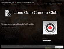 Tablet Screenshot of lionsgatecameraclub.wordpress.com