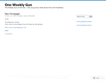 Tablet Screenshot of oneweeklygun.wordpress.com