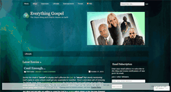 Desktop Screenshot of everythinggospel.wordpress.com