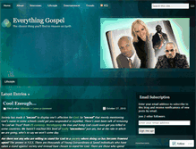 Tablet Screenshot of everythinggospel.wordpress.com