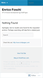 Mobile Screenshot of enricofoschi.wordpress.com
