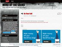 Tablet Screenshot of mindtogrind.wordpress.com