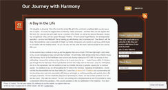 Desktop Screenshot of harmonyhealing2010.wordpress.com