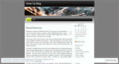 Desktop Screenshot of growupblog.wordpress.com