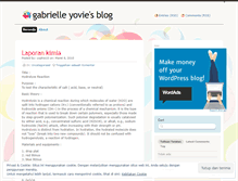 Tablet Screenshot of gabrielleyovi.wordpress.com