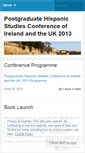 Mobile Screenshot of hispanicconference.wordpress.com