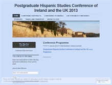 Tablet Screenshot of hispanicconference.wordpress.com