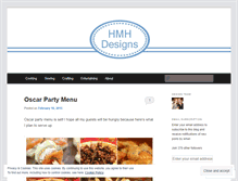 Tablet Screenshot of hmhdesigns.wordpress.com